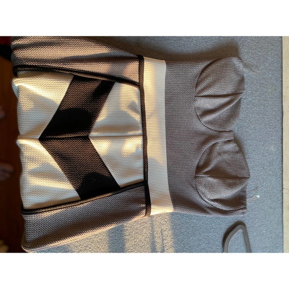 A'gaci womans strapless dress size M bodycon underwire pad bra gray white black - Picture 12 of 12